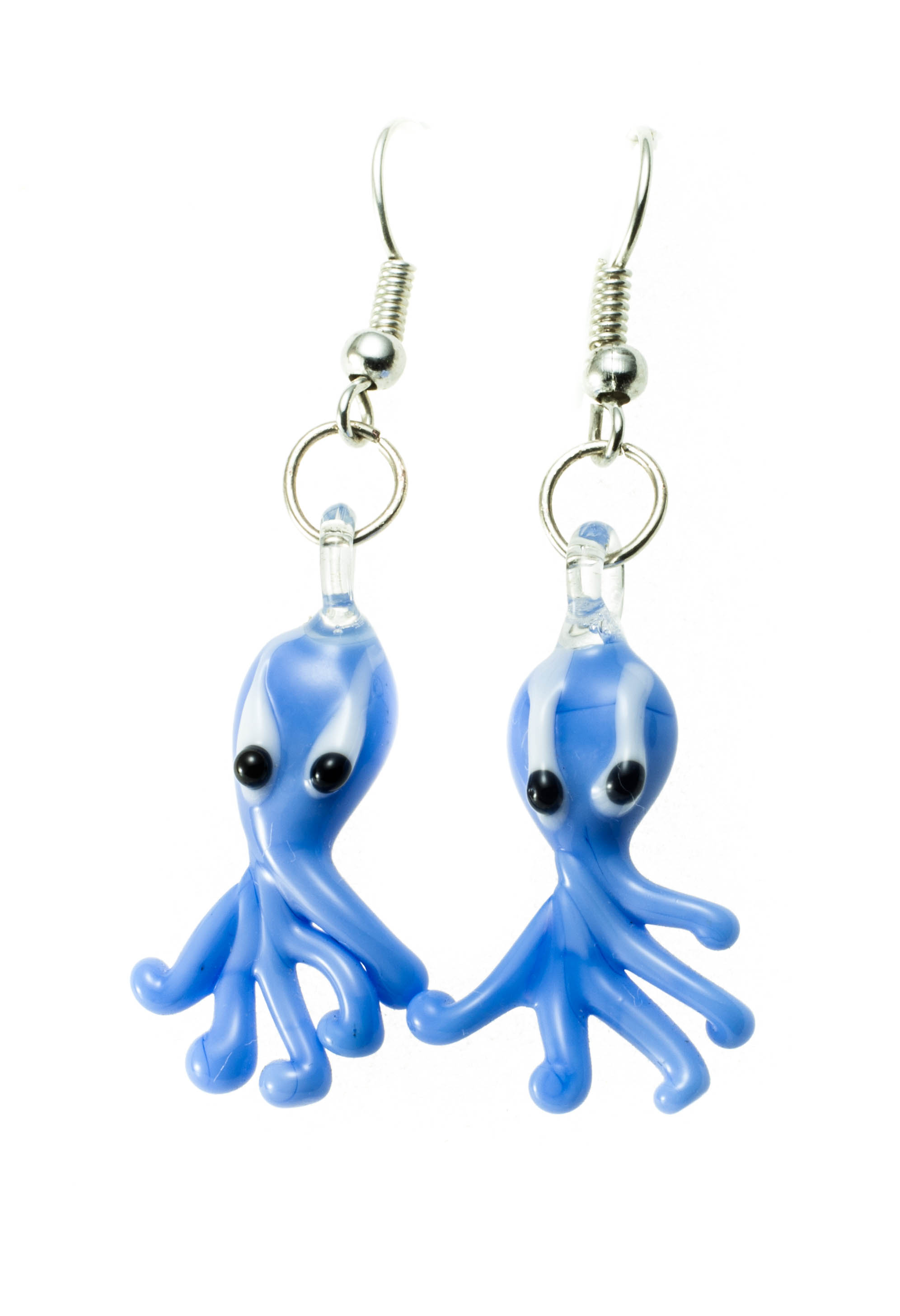 Naušnice Hobotnice svjetloplava pastel